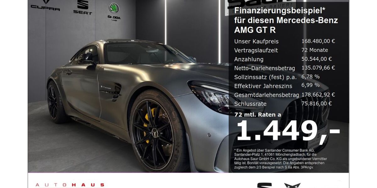 Mercedes-Benz AMG GT R 5.300 km 168.480 &euro; Ulm 89077