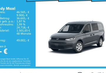 VW Caddy Maxi 4.001 km 38.450 &euro; Ulm 89079