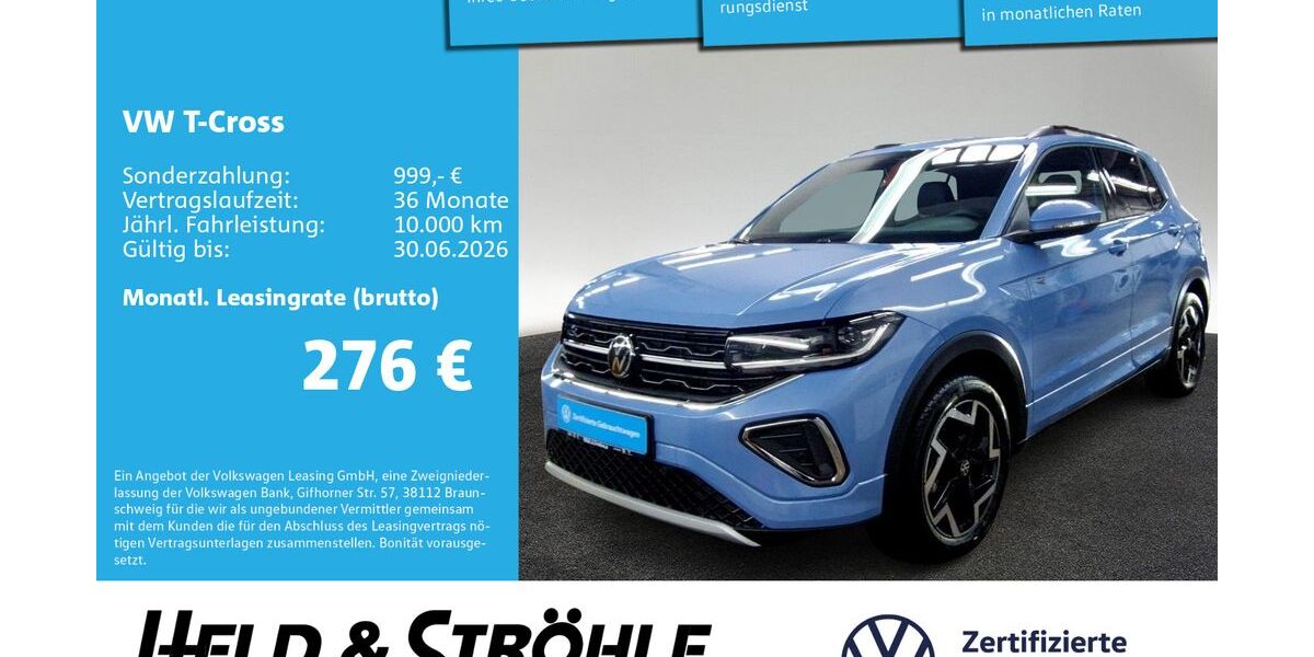 VW T-Cross 2.501 km 28.490 &euro; Neu-Ulm 89231