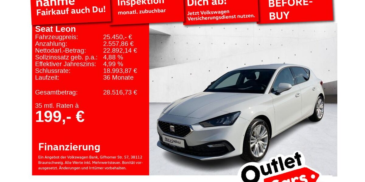 Seat Leon 16.001 km 25.450 &euro; Senden 89250