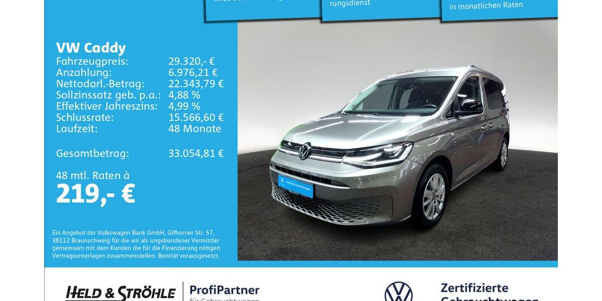VW Caddy 16.008 km 29.320 &euro; Ulm 89079