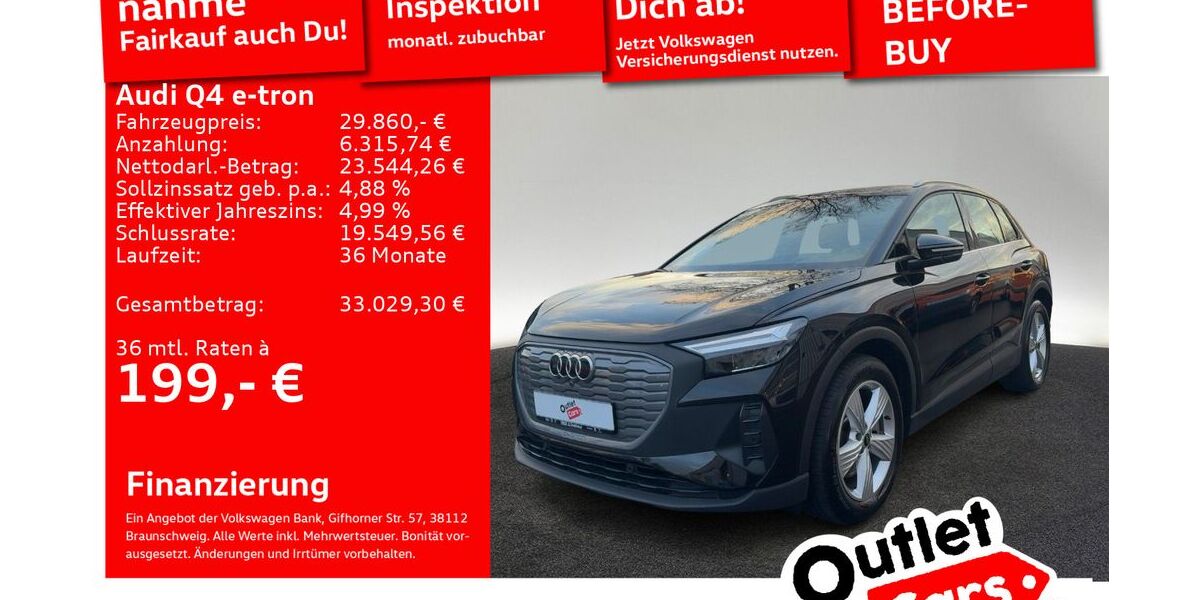 Audi Q4 e-tron 49.344 km 27.920 &euro; Senden 89250