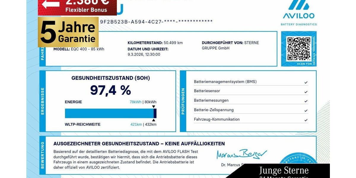 Mercedes-Benz EQC 50.599 km 38.670 &euro; Neu-Ulm 89231