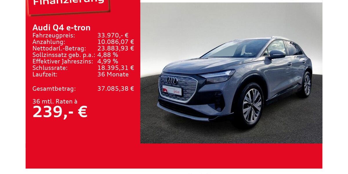 Audi Q4 e-tron 29.998 km 33.970 &euro; Ulm 89073