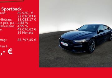 Audi S7 7.155 km 78.220 &euro; Ulm 89073