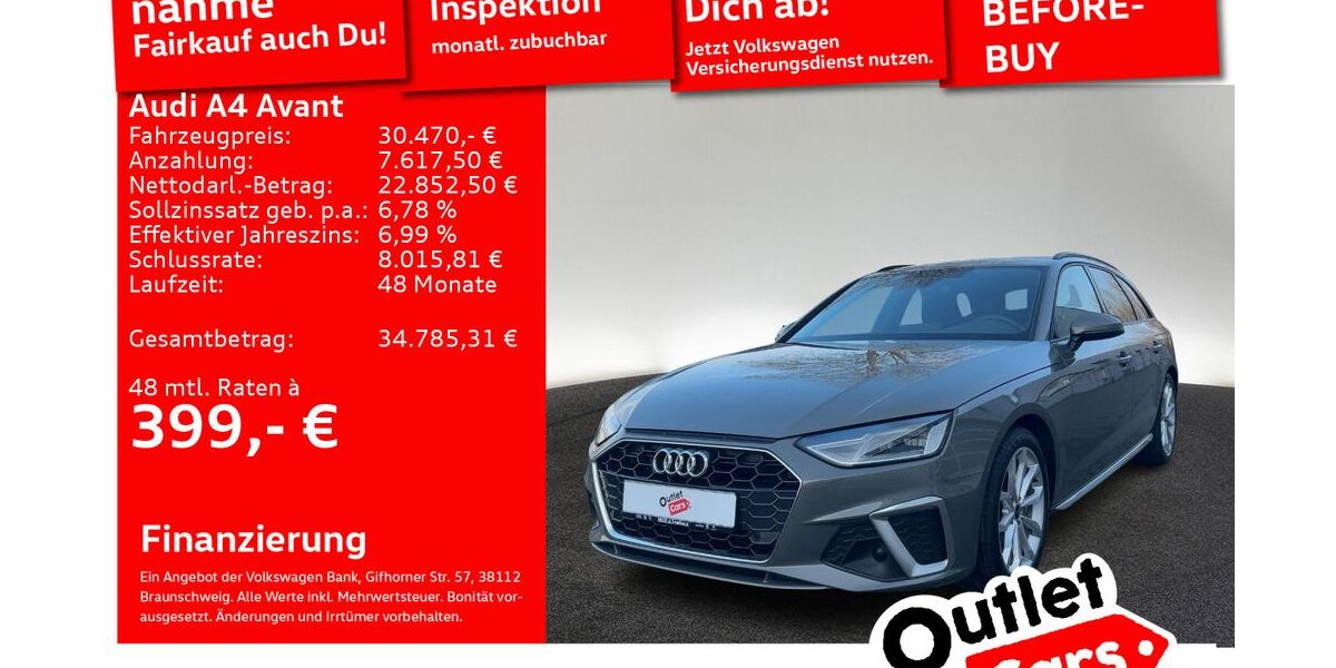 Audi A4 72.111 km 29.860 &euro; Senden 89250