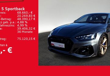 Audi RS5 38.183 km 68.660 &euro; Ulm 89073