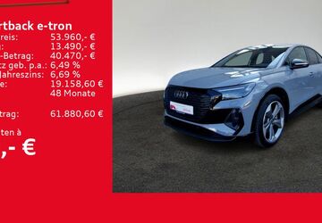 Audi Q4 e-tron 8.560 km 53.960 &euro; Ulm 89073