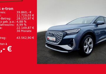 Audi Q4 e-tron 38.546 km 39.860 &euro; Ulm 89073