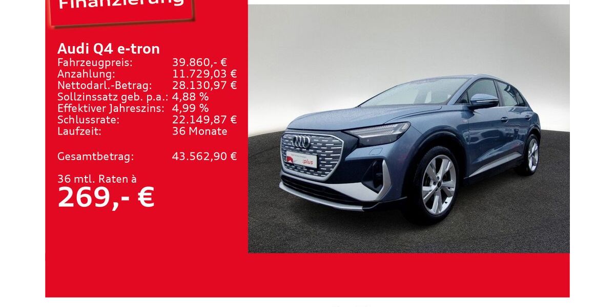 Audi Q4 e-tron 38.546 km 39.860 &euro; Ulm 89073