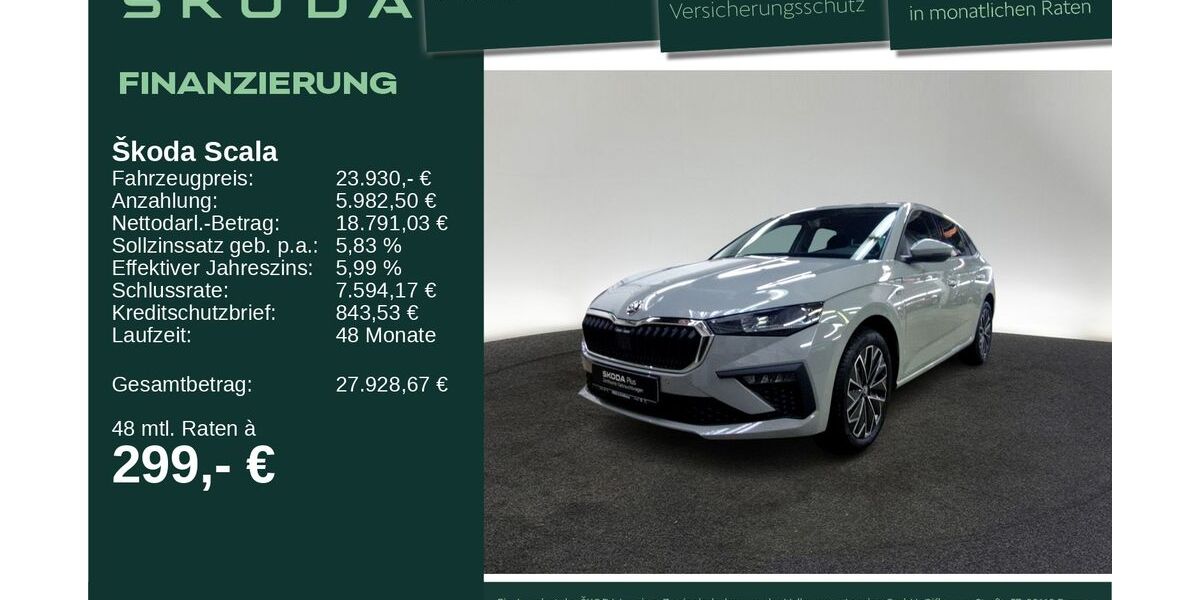 Skoda Scala 19.867 km 23.360 &euro; Neu-Ulm 89231