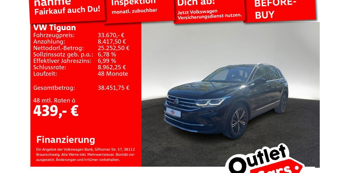 VW Tiguan 46.182 km 33.670 &euro; Senden 89250