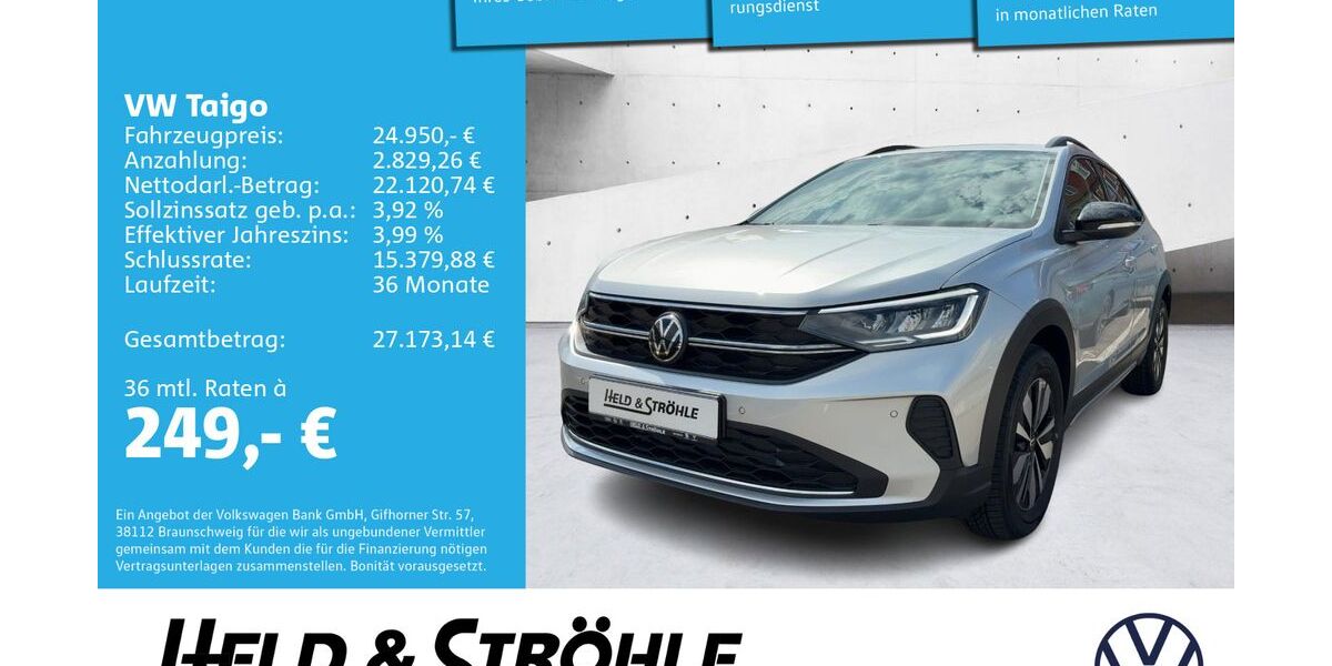VW Taigo 2.001 km 24.950 &euro; Neu-Ulm 89231