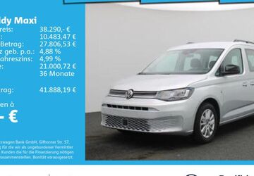 VW Caddy Maxi 3.762 km 37.960 &euro; Ulm 89079