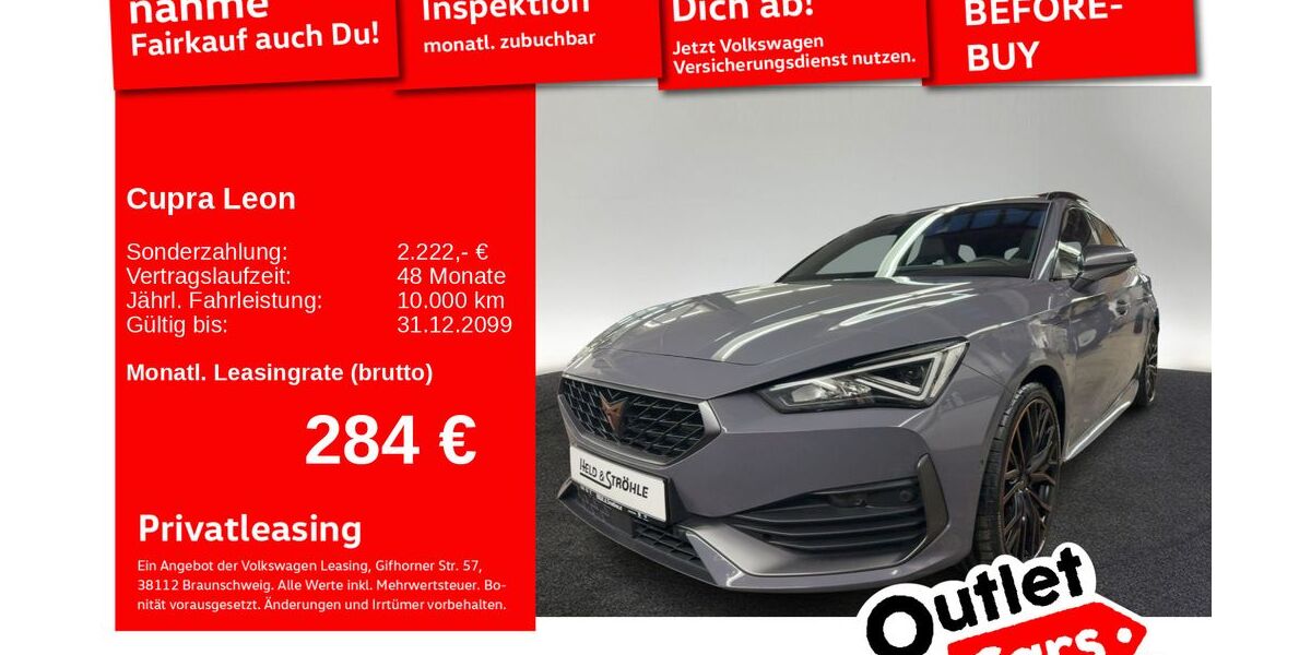 Cupra Leon 42.936 km 28.360 &euro; Senden 89250