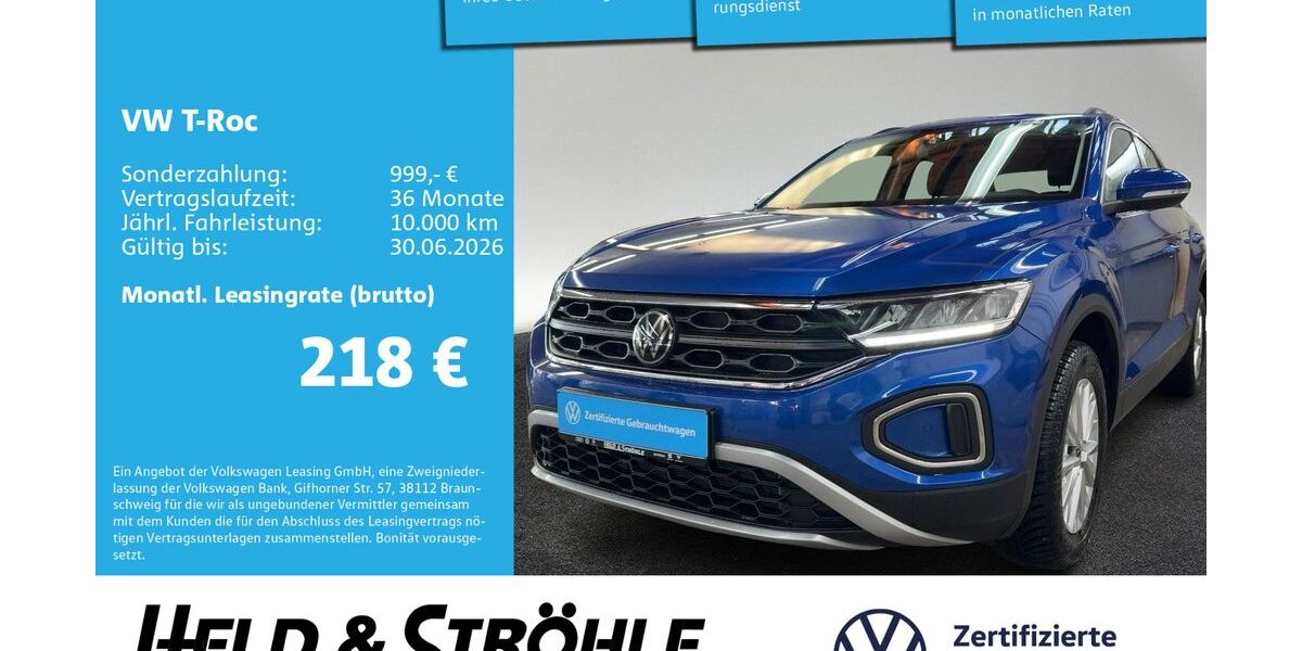 VW T-Roc 8.473 km 22.990 &euro; Neu-Ulm 89231