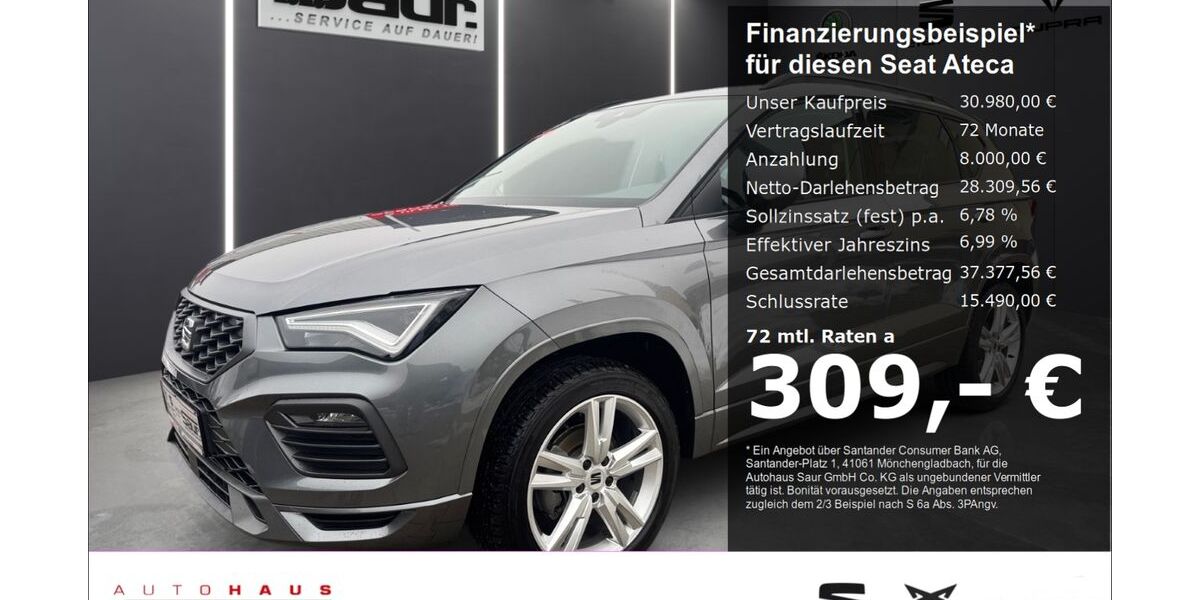 Seat Ateca 7.580 km 30.980 &euro; Ulm 89077