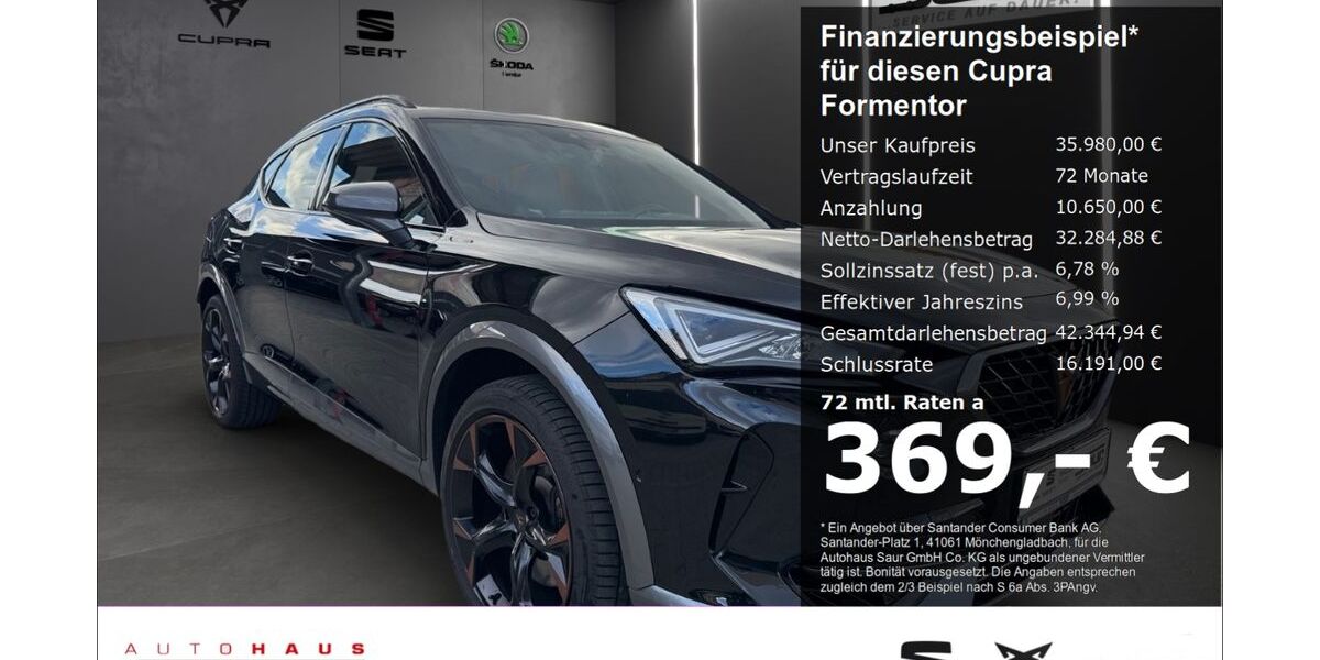 Cupra Formentor 12.670 km 35.670 &euro; Ulm 89077