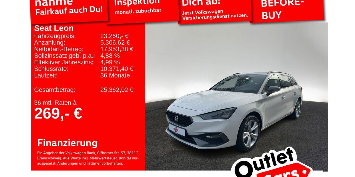 Seat Leon 48.292 km 23.260 &euro; Senden 89250