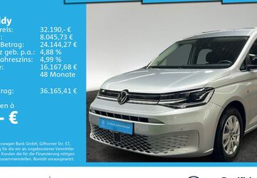 VW Caddy 6.742 km 32.190 &euro; Ulm 89079