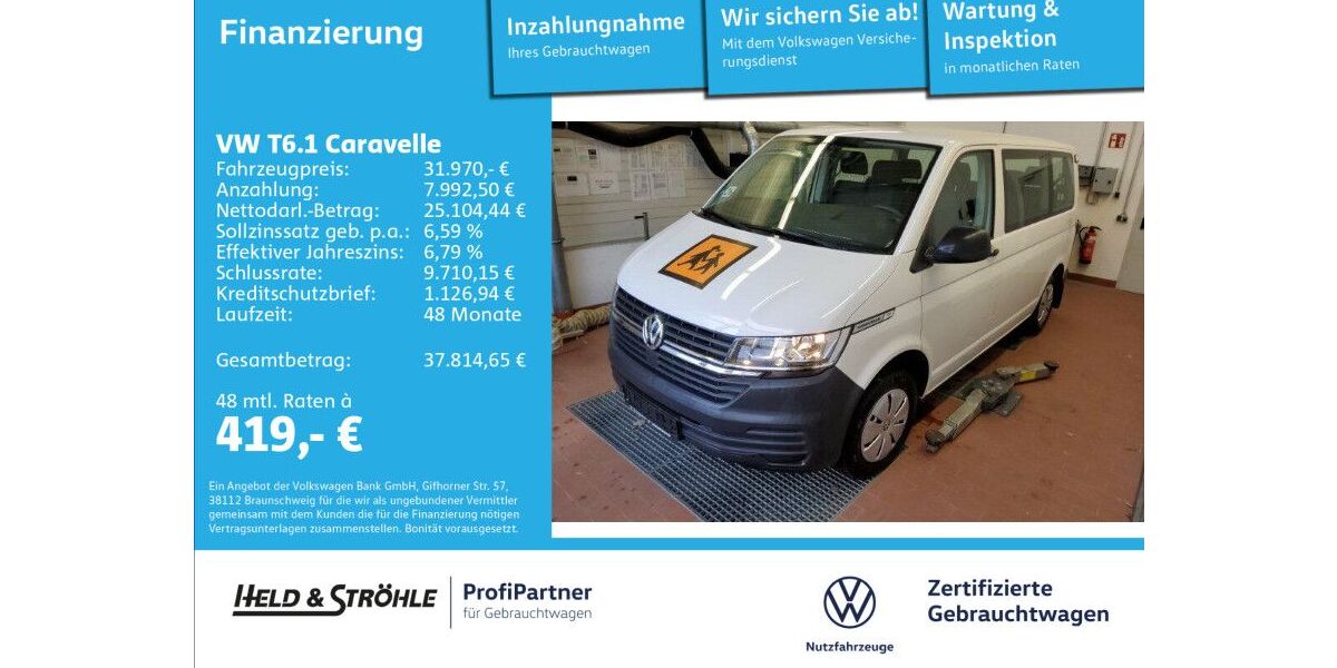 VW T6 Caravelle 52.002 km 31.970 &euro; Ulm 89079