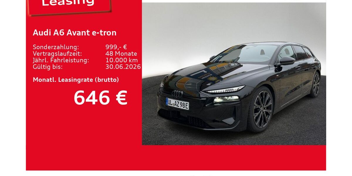 Audi A6 e-tron 19.001 km 71.950 &euro; Ulm 89073