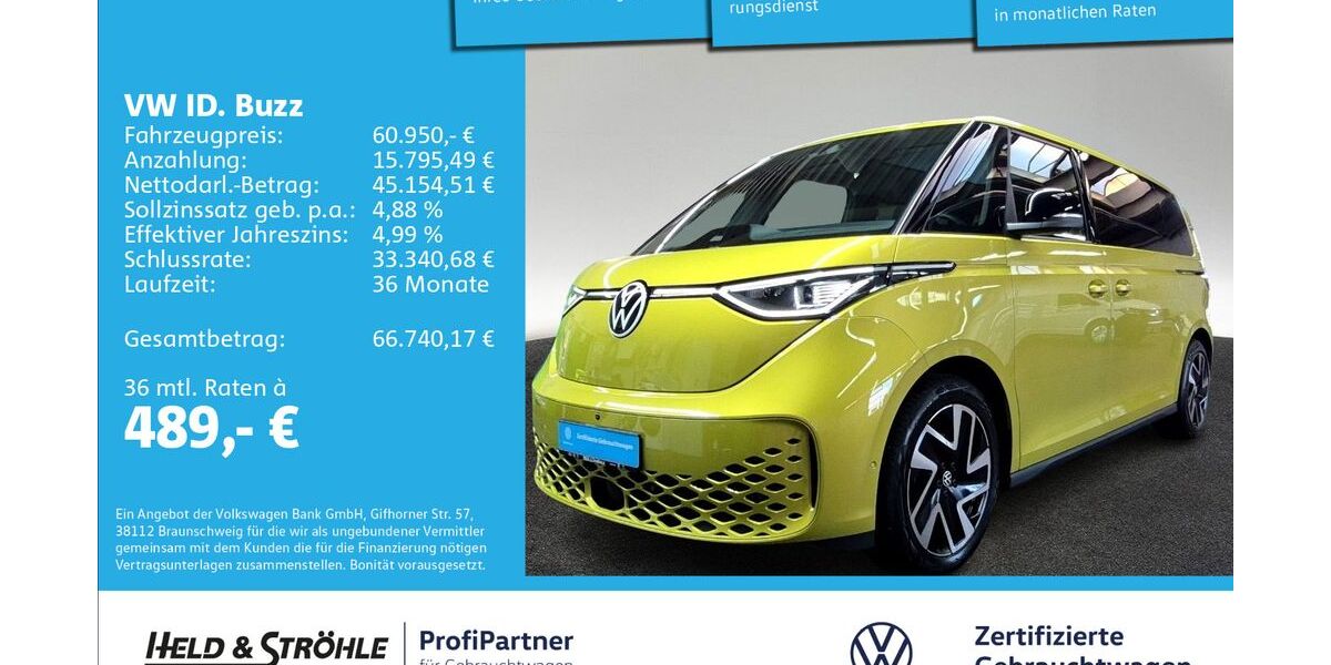 VW ID. Buzz 22.001 km 59.950 &euro; Ulm 89079