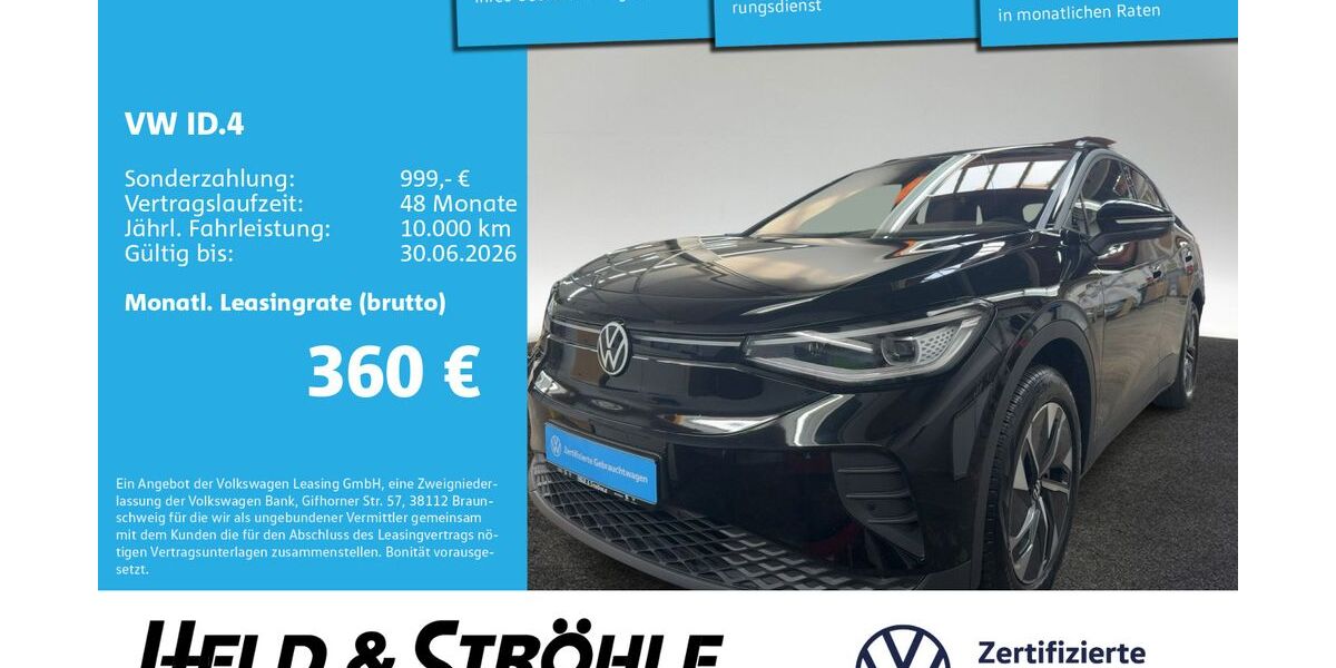 VW ID.4 8.378 km 38.770 &euro; Neu-Ulm 89231