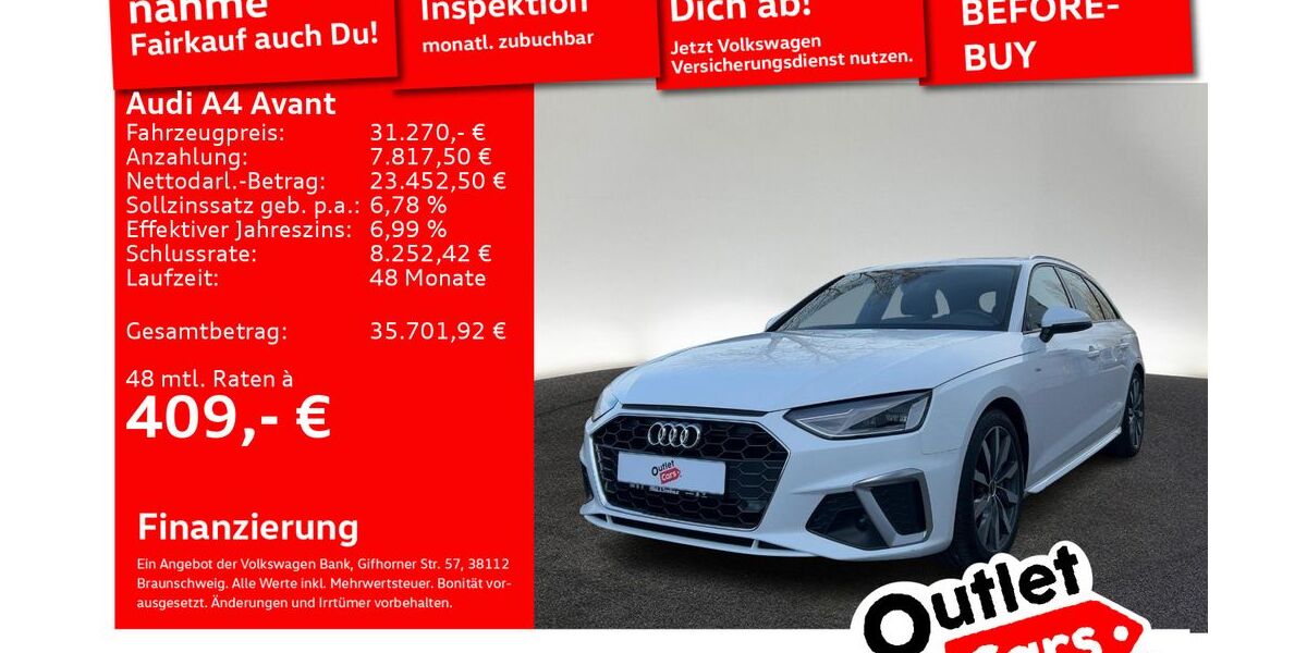 Audi A4 72.446 km 30.760 &euro; Senden 89250