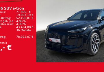 Audi SQ6 e-tron 36.928 km 71.890 &euro; Ulm 89073