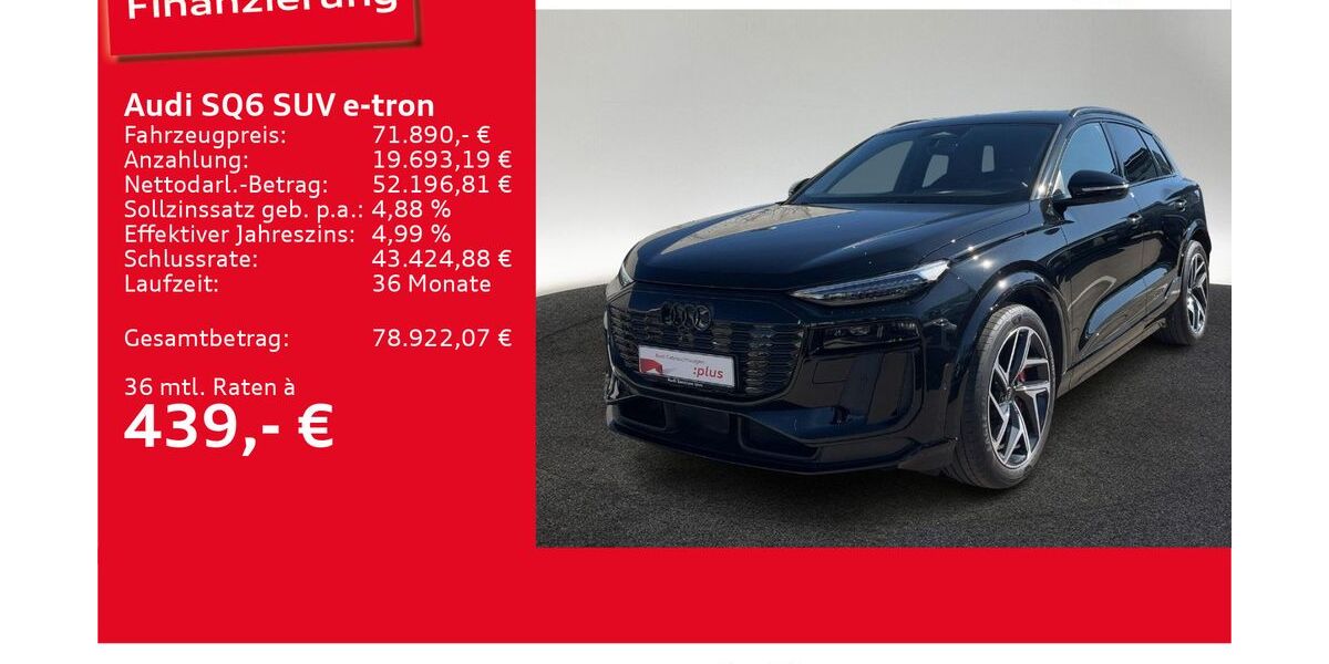 Audi SQ6 e-tron 36.928 km 71.890 &euro; Ulm 89073