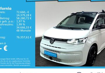 VW T7 California 15.801 km 72.660 &euro; Ulm 89079