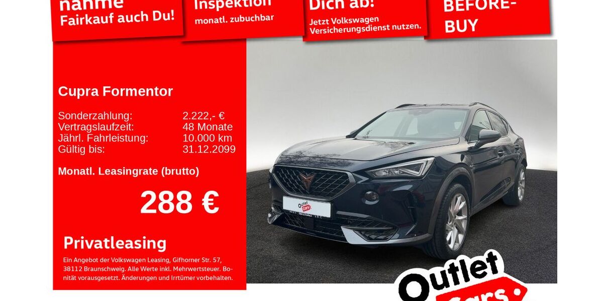 Cupra Formentor 41.608 km 24.170 &euro; Senden 89250
