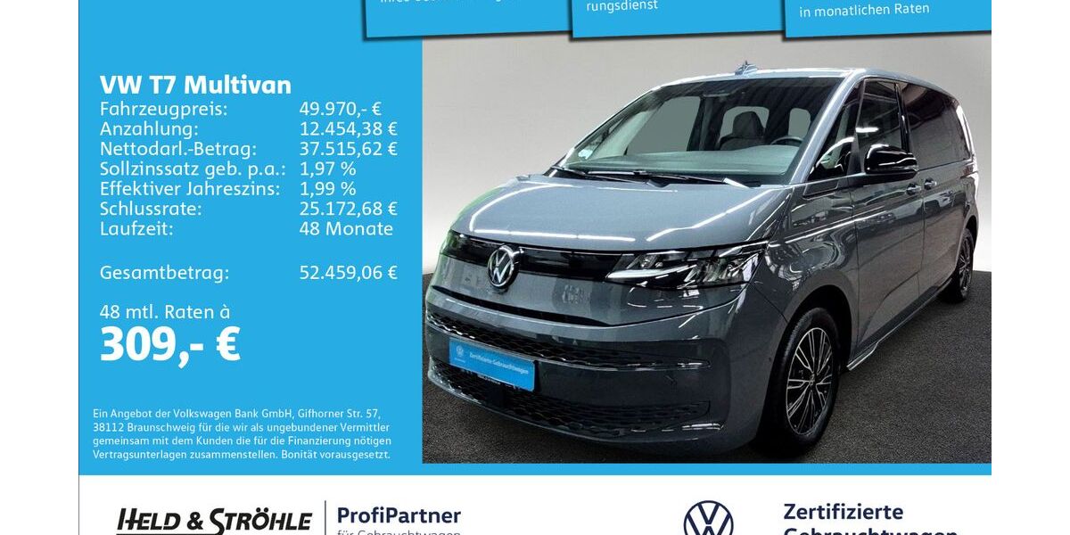 VW T7 Multivan 13.158 km 49.760 &euro; Ulm 89079