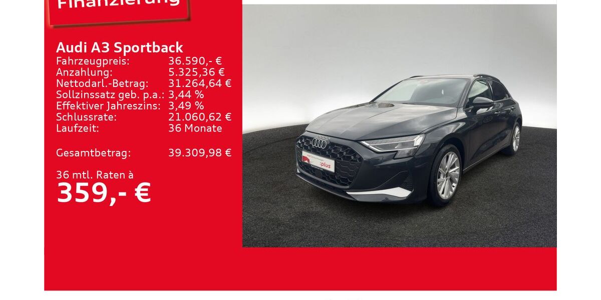 Audi A3 7.448 km 36.590 &euro; Ulm 89073