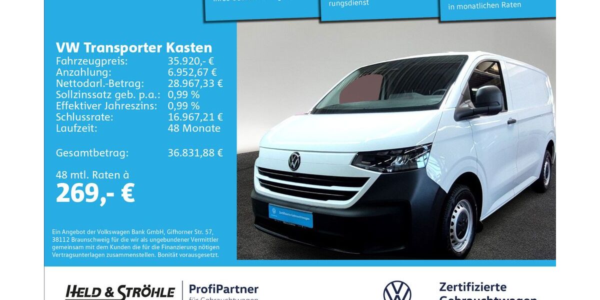 VW T7 Transporter 7.985 km 35.920 &euro; Ulm 89079