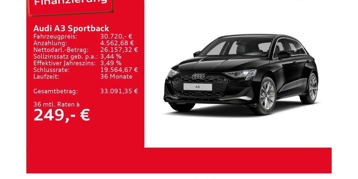 Audi A3 24.874 km 30.720 &euro; Ulm 89073