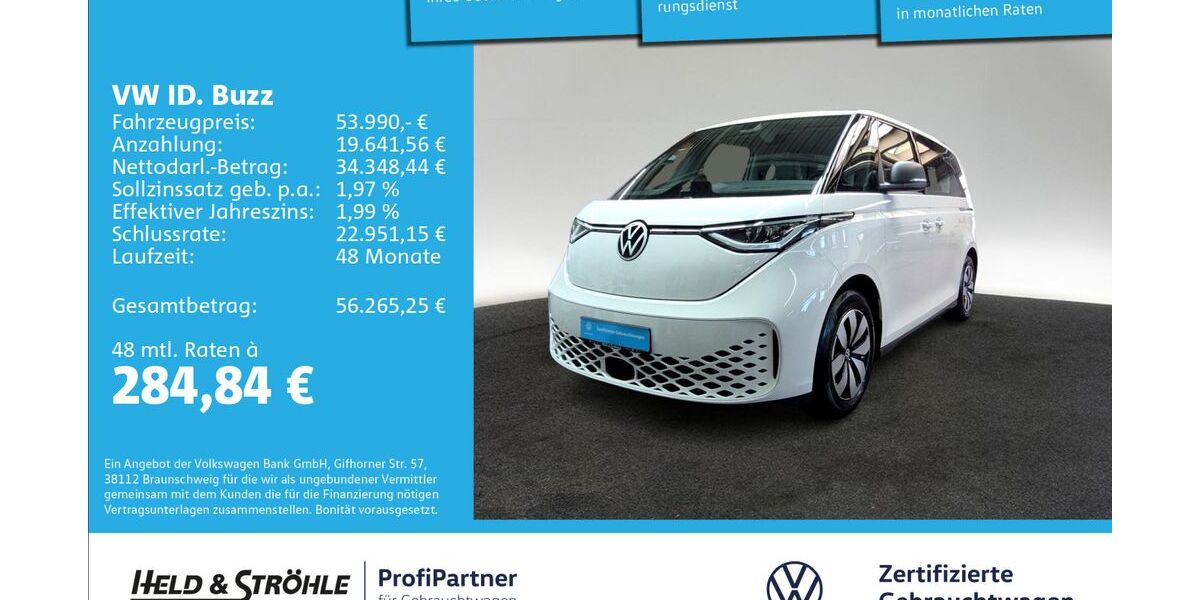 VW ID. Buzz 9.023 km 53.990 &euro; Ulm 89079
