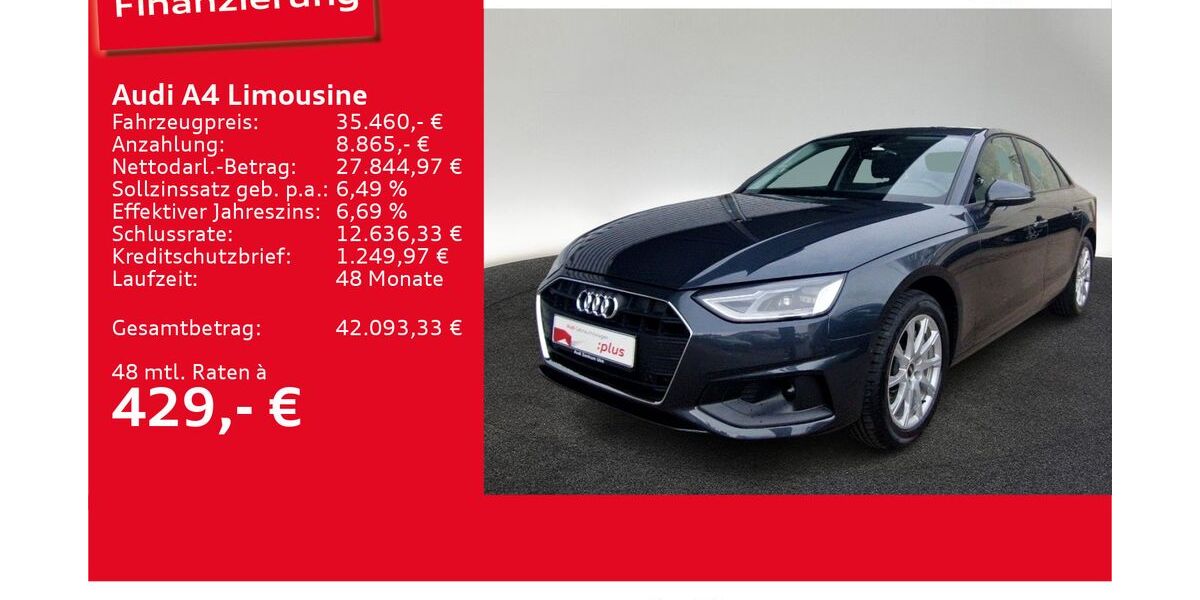 Audi A4 15.736 km 35.460 &euro; Ulm 89073