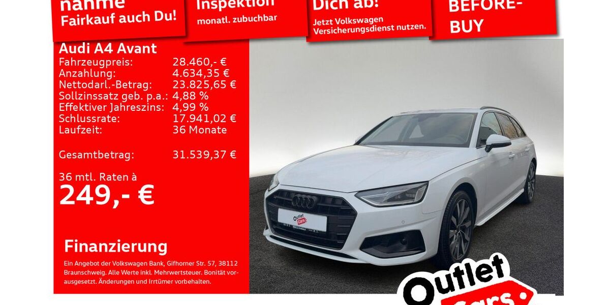 Audi A4 75.454 km 26.420 &euro; Senden 89250