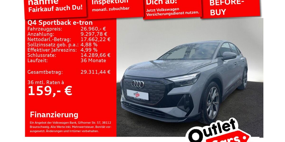 Audi Q4 e-tron 75.664 km 26.960 &euro; Senden 89250