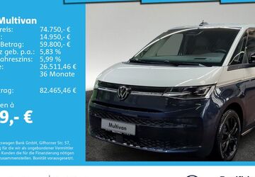 VW T7 Multivan 8.001 km 70.850 &euro; Ulm 89079
