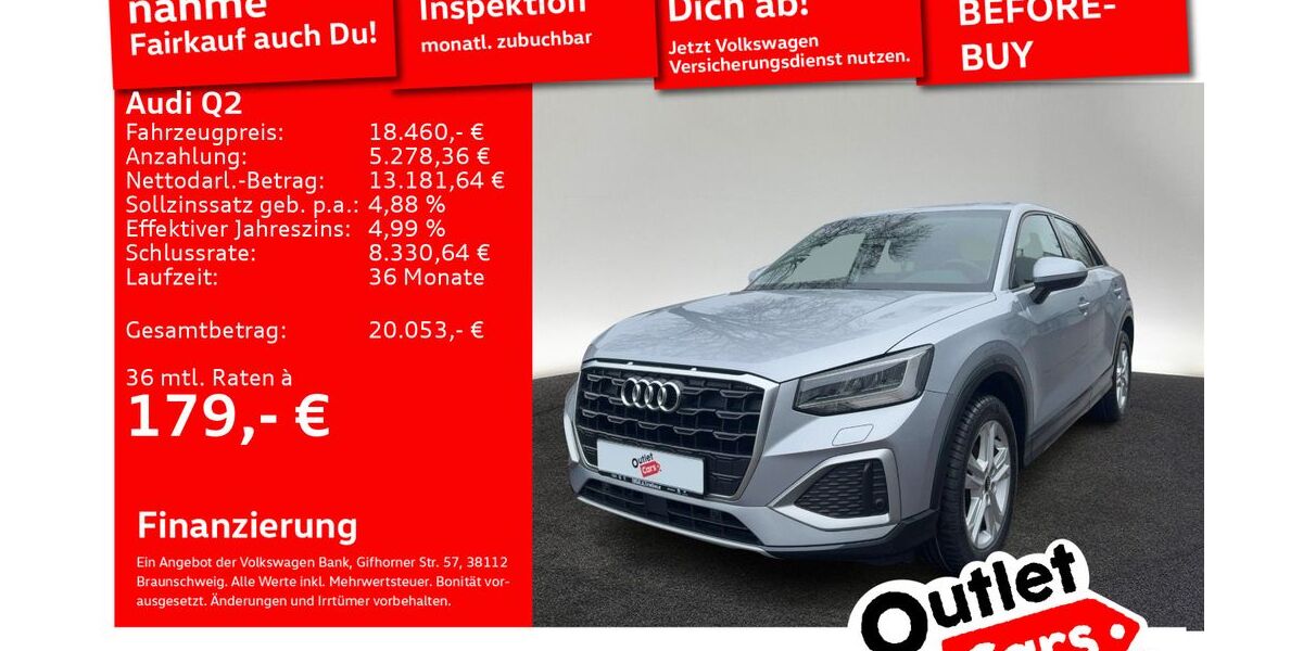 Audi Q2 75.382 km 18.460 &euro; Senden 89250