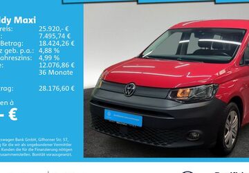 VW Caddy Maxi 63.742 km 25.920 &euro; Ulm 89079
