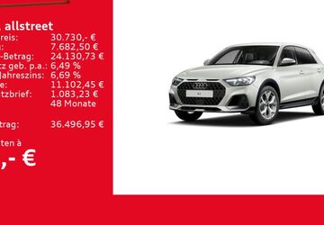 Audi A1 4.345 km 30.730 &euro; Ulm 89073