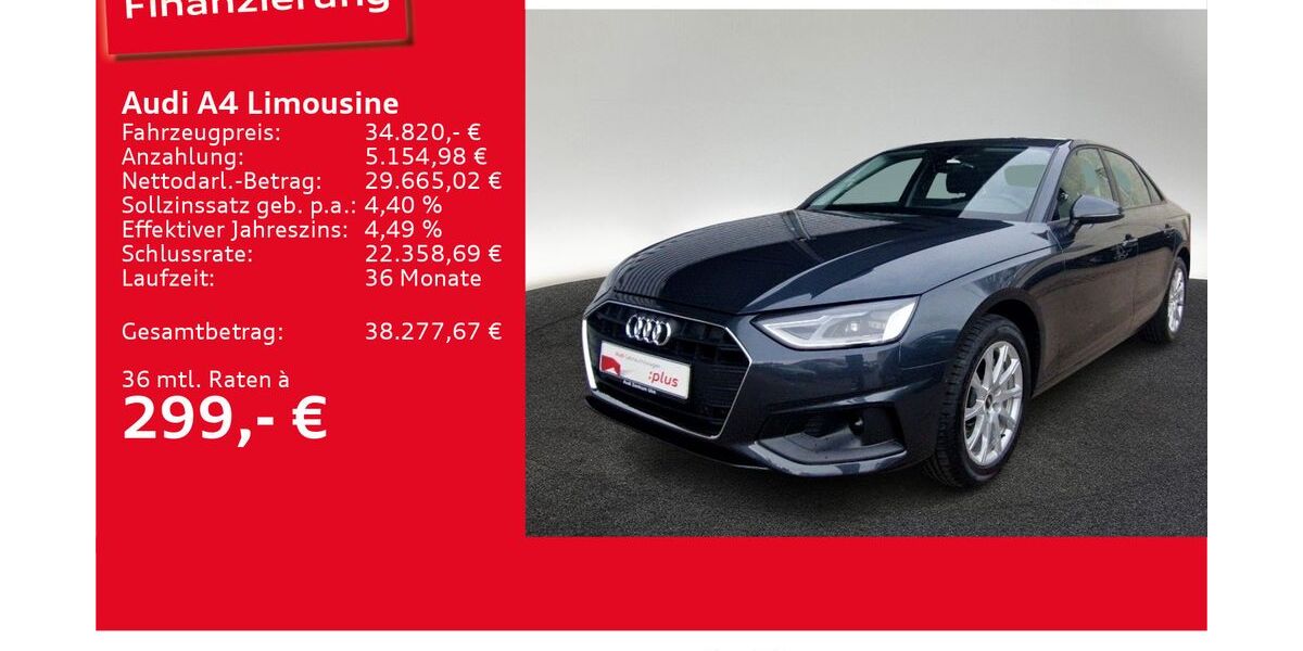Audi A4 15.736 km 34.820 &euro; Ulm 89073