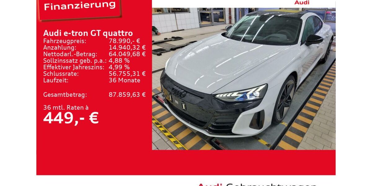 Audi e-tron GT 19.479 km 78.990 &euro; Ulm 89073