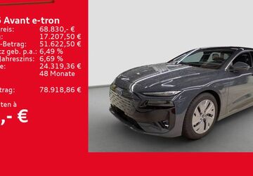 Audi A6 e-tron 9.996 km 68.830 &euro; Ulm 89073